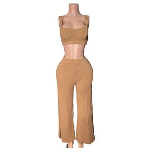 Tan Women's Pantsuit